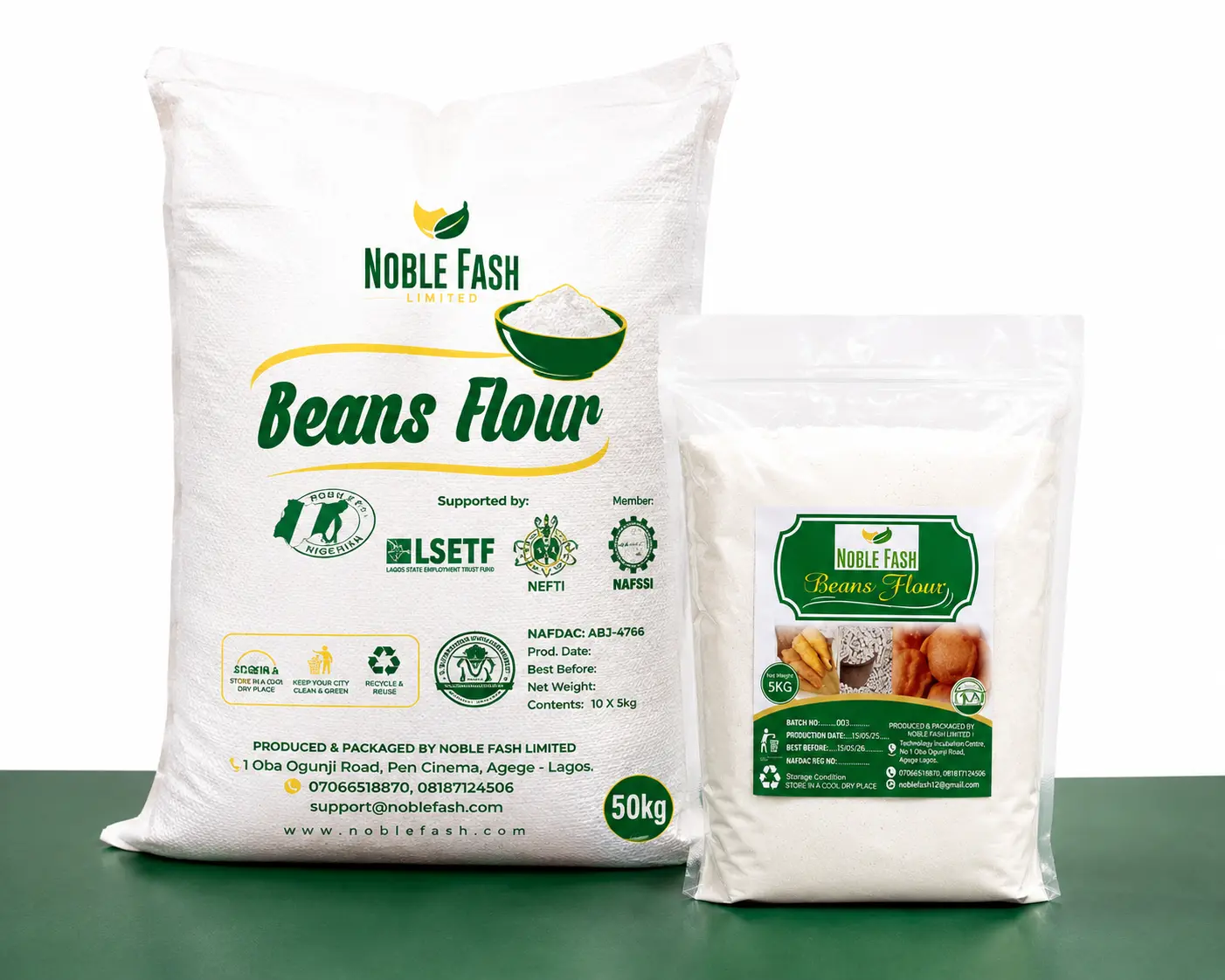 noble fash50kg bean flour (1)